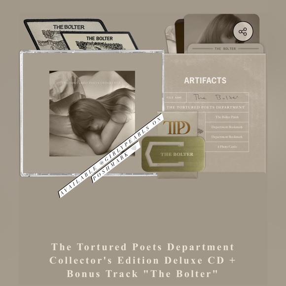 Taylor Swift The Tortured Poets Department CD Collector's Edition Deluxe NEW - Picture 6 of 7
